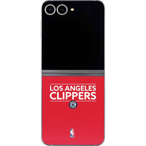 NBA Los Angeles Clippers Standard Red Galaxy Z Flip6 Skin